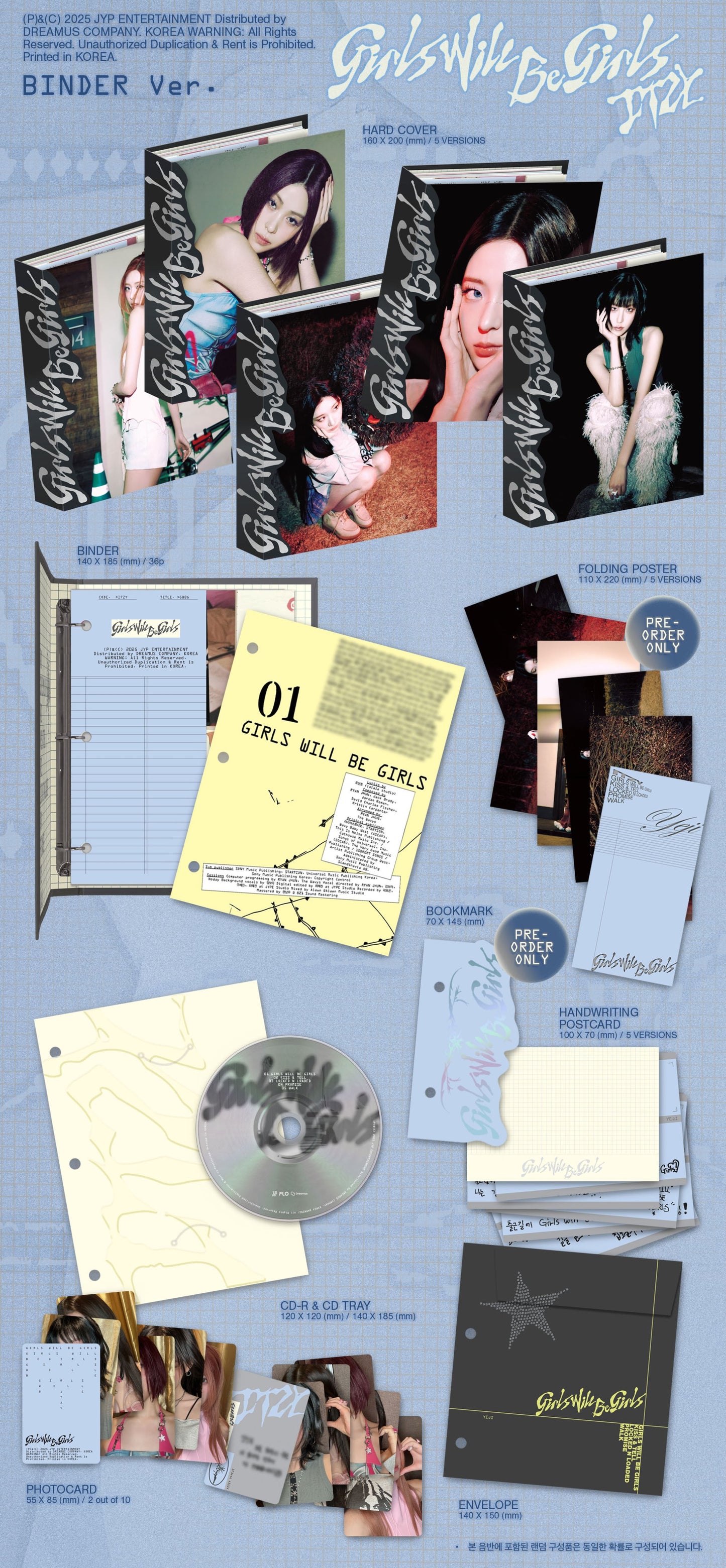ITZY - Girls Will Be Girls (10th Mini Album) [Binder Ver.]
