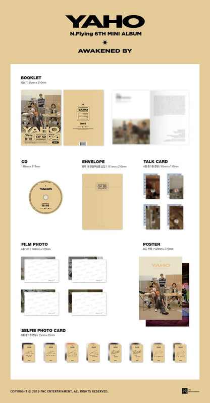 N.FLYING - YAHO(夜好) (4th Mini Album)
