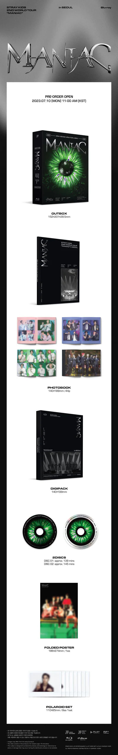 STRAY KIDS - 2nd World Tour “MANIAC” in SEOUL Blu-ray