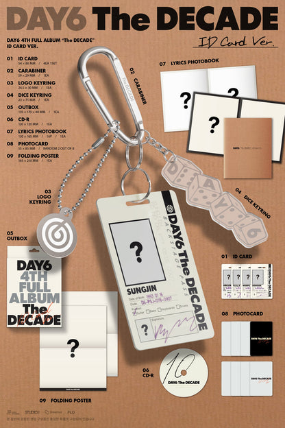 *PRE-ORDER* DAY6 - THE DECADE (4th Studio Album) [MD Ver.]