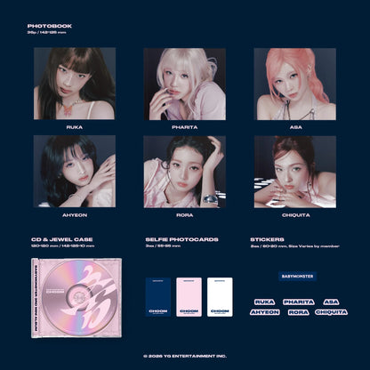 *PRE-ORDER* [1:1 VIDEO CALL EVENT/LUCKY DRAW] BABYMONSTER RORA - CHOOM (3rd Mini Album) [Jewel Ver.]