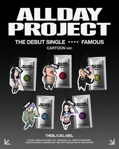 *PRE-ORDER* ALLDAY PROJECT - FAMOUS (1st Single Album) [Cartoon Ver.]