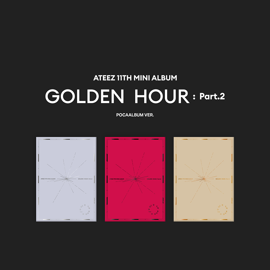 *PRE-ORDER* ATEEZ - GOLDEN HOUR : Part.2 (11th Mini Album) [Poca Album Ver.]