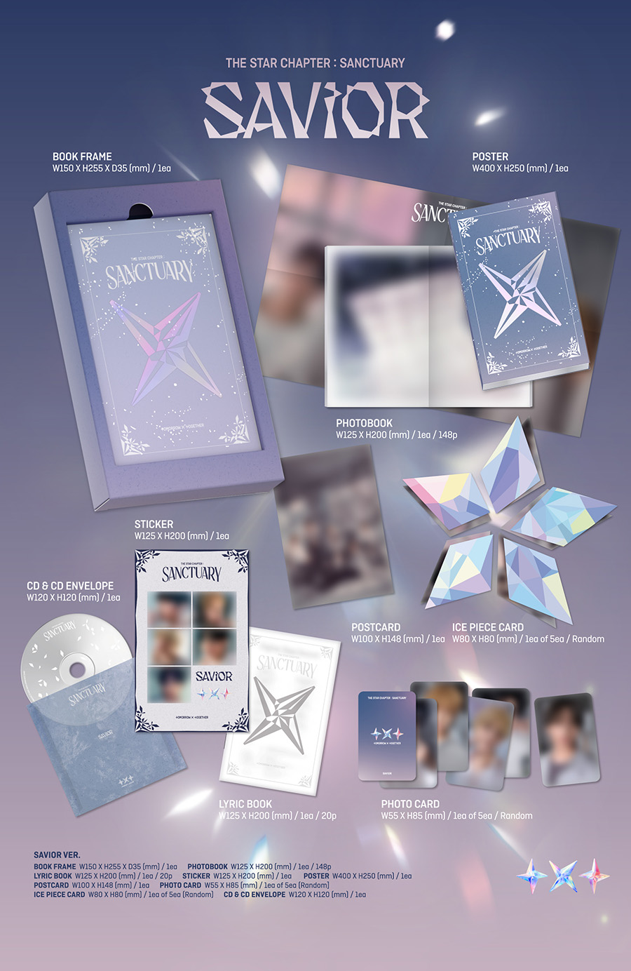 *PRE-ORDER* TXT (TOMORROW X TOGETHER) - The Star Chapter: Sanctuary (7th Mini Album) [Standard Ver.]