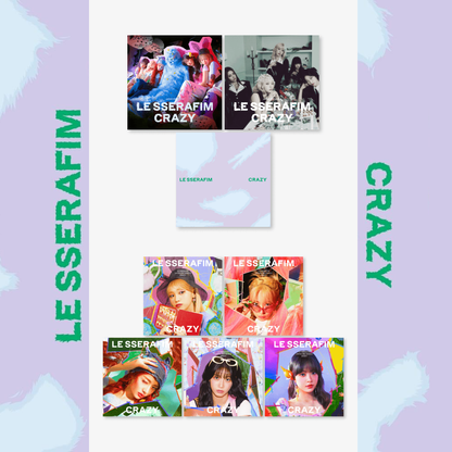 LE SSERAFIM - CRAZY (3rd Japanese Single Album)