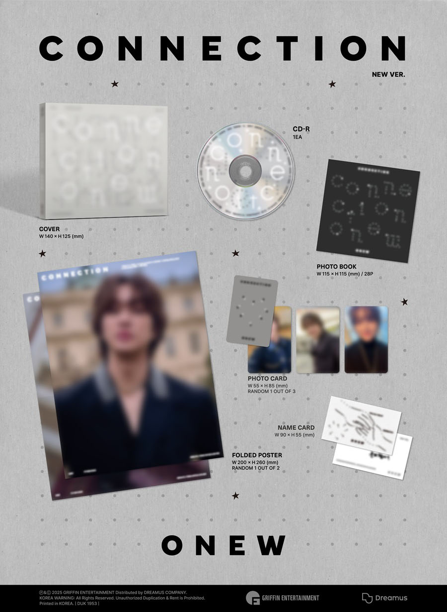 *PRE-ORDER* SHINEE ONEW - CONNECTION (4th Mini Album) [Digipack Ver.]