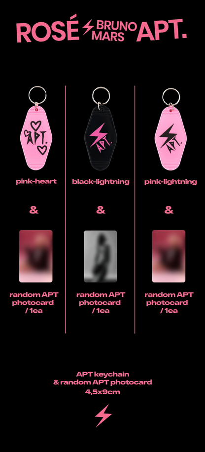 BLACKPINK ROSÉ - ROSIE/APT Official APT Keychain