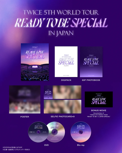 *PRE-ORDER* TWICE - 5TH WORLD TOUR 'READY TO BE' in JAPAN SPECIAL Blu-ray [Limited Edition]