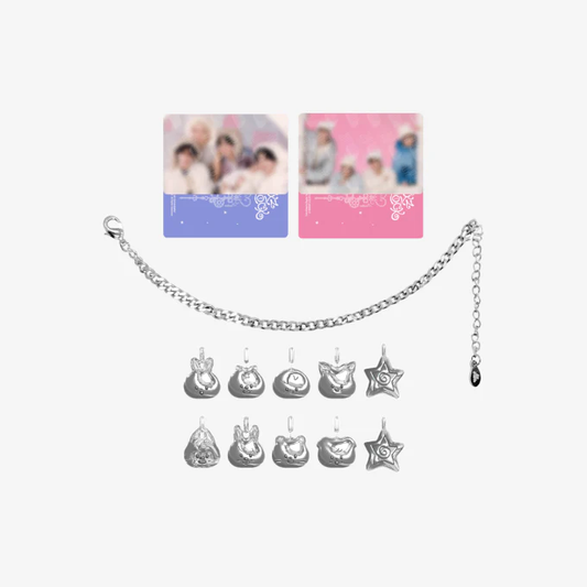 *PRE-ORDER* STRAY KIDS - SKZ 5'CLOCK 5TH FAN MEETING CUSTOM CHARM BRACELET