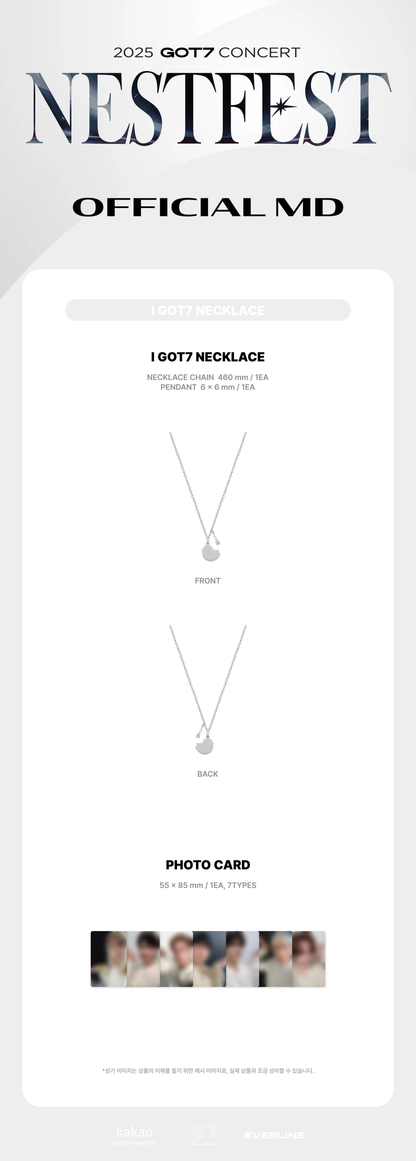 *PRE-ORDER* GOT7 - NESTFEST CONCERT OFFICIAL NECKLACE