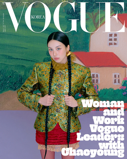 *PRE-ORDER* VOGUE KOREA MARCH 2025: Women and Work Vogue Leaders (Covers: Wonyoung, Minnie, Sana, Chaeyoung, Krystal)