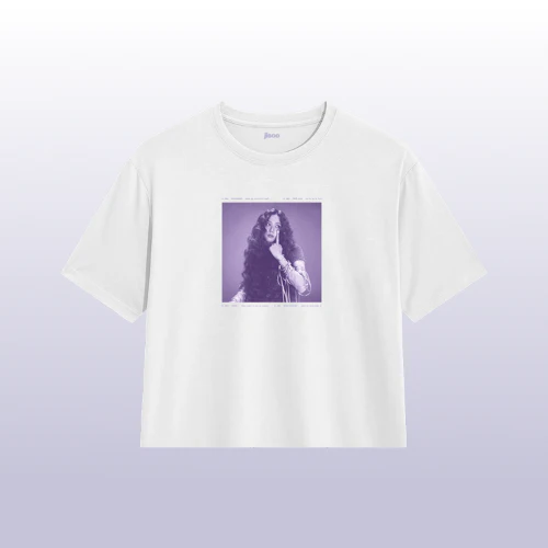 *PRE-ORDER* BLACKPINK JISOO - AMORTAGE Official Crop-Top T-Shirt