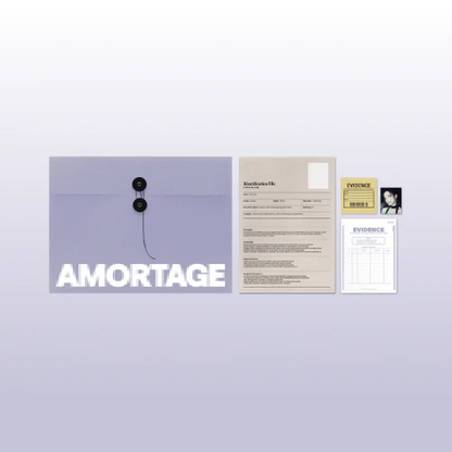 *PRE-ORDER* BLACKPINK JISOO - AMORTAGE Official File Folder & Photo Set