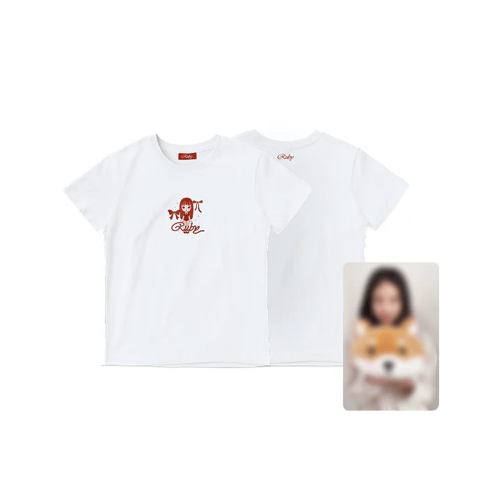 *PRE-ORDER* BLACKPINK JENNIE - [RUBY] Short Sleeve T-Shirt & Photocard