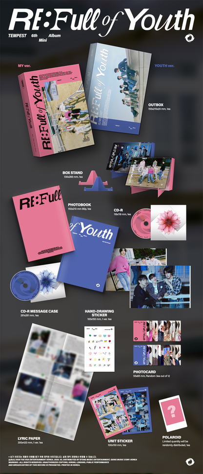 TEMPEST - RE: Full of Youth (6th Mini Album)