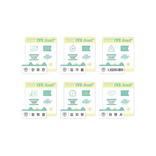 *PRE-ORDER* IVE - [IVE SCOUT 3RD FAN CONCERT] Name & Sticker Set