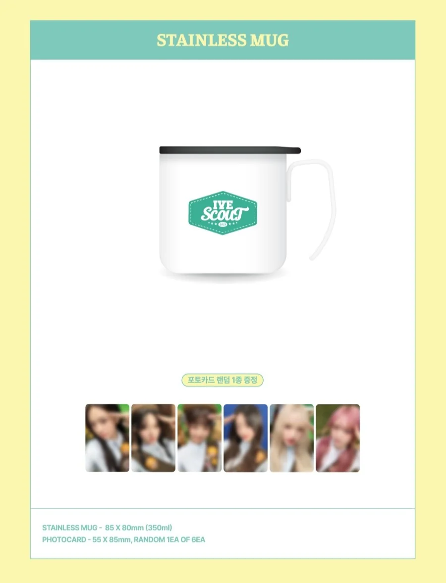 *PRE-ORDER* IVE - [IVE SCOUT 3RD FAN CONCERT] Stainless Mug