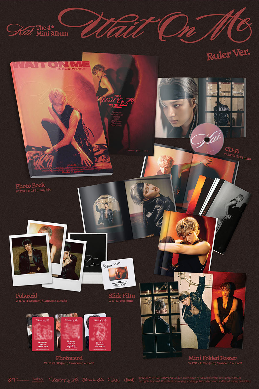 EXO KAI - WAIT ON ME (4th Mini Album) [PHOTOBOOK VER.]