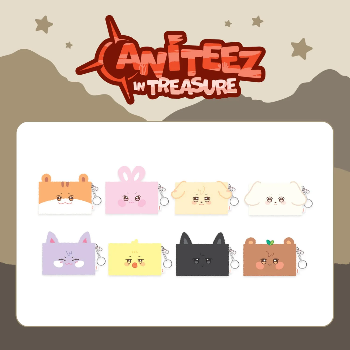 *PRE-ORDER* ATEEZ - ANITEEZ in Treasure Fabric Pouch