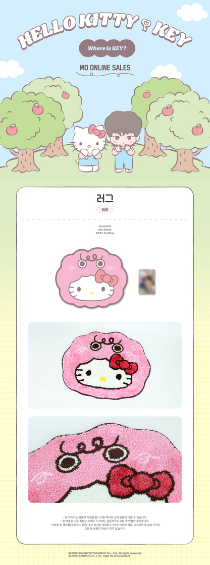 *PRE-ORDER* KEY x HELLO KITTY [Where is Key?] Pop-Up Store Rug