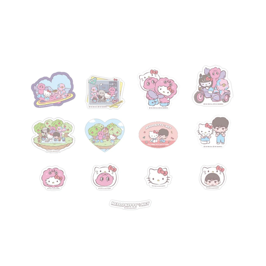 *PRE-ORDER* KEY x HELLO KITTY [Where is Key?] Pop-Up Store Removable Sticker Set