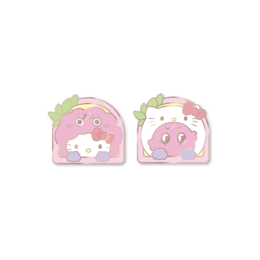 *PRE-ORDER* KEY x HELLO KITTY [Where is Key?] Pop-Up Store Metal Badge Set