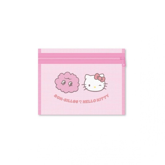 *PRE-ORDER* KEY x HELLO KITTY [Where is Key?] Pop-Up Store Mesh Pouch