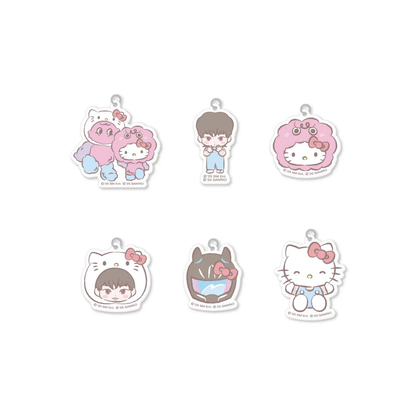 *PRE-ORDER* KEY x HELLO KITTY [Where is Key?] Pop-Up Store DIY Keyring Acrylic Charm