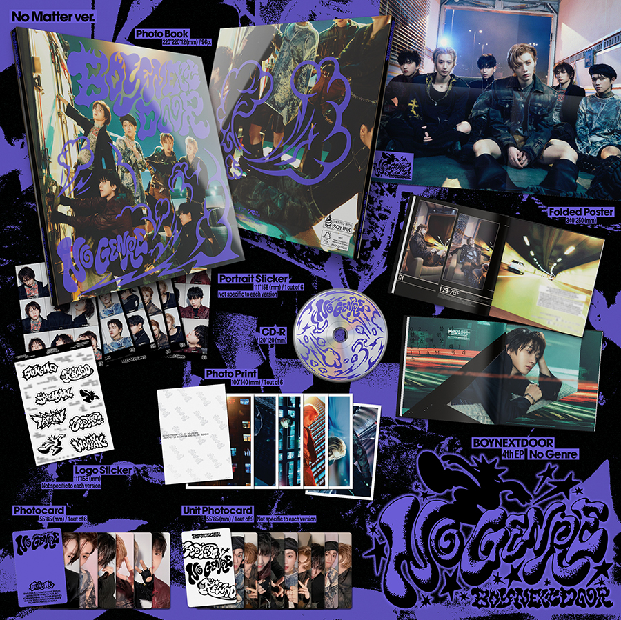 *PRE-ORDER* BOYNEXTDOOR - No Genre (4th Mini Album) + POB