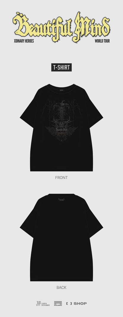 *PRE-ORDER* XDINARY HEROES - 'Beautiful Mind' World Tour in Seoul T-Shirt
