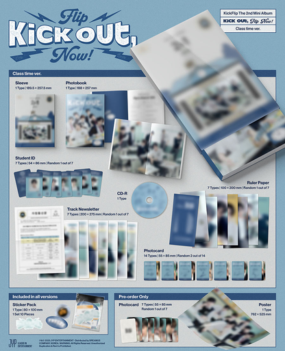 *PRE-ORDER* KICK FLIP - Kick Out, Flip Now! (2nd Mini Album)