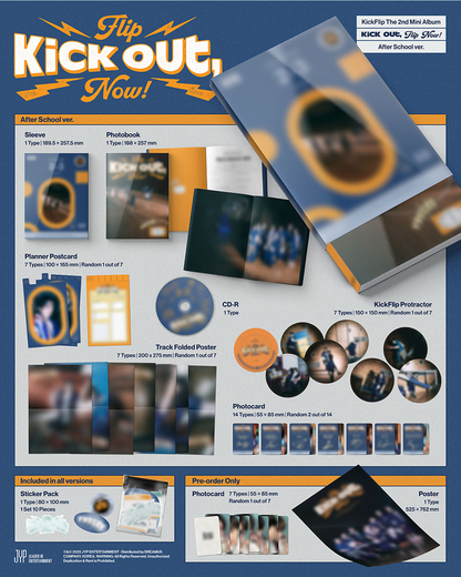 *PRE-ORDER* KICK FLIP - Kick Out, Flip Now! (2nd Mini Album)