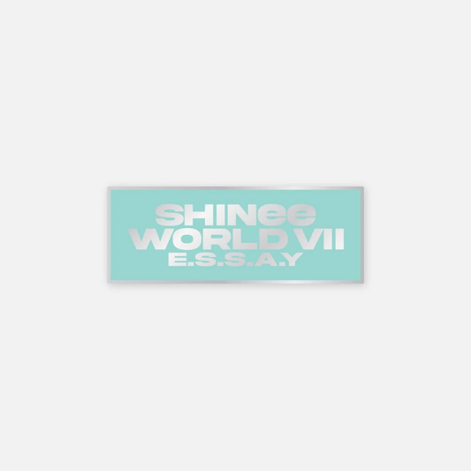 SHINEE - [E.S.S.A.Y] WORLD VII MD Badge [Logo Ver.]