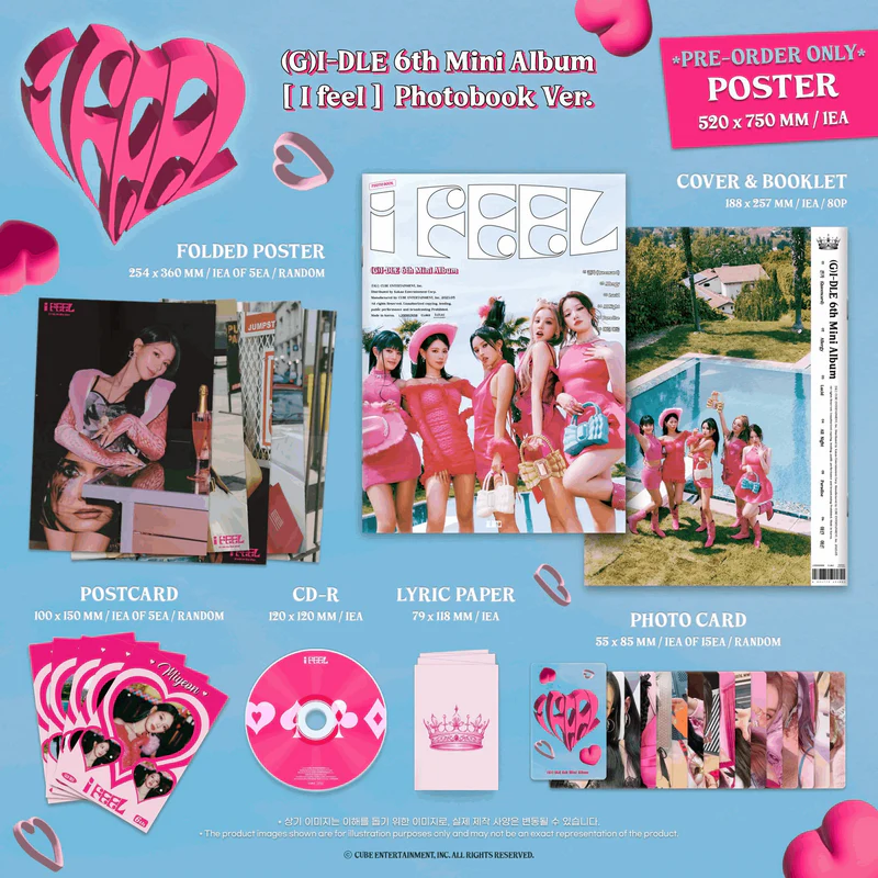 (G)I-DLE - I feel (6th Mini Album) [Photobook Ver.]