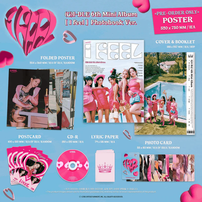 (G)I-DLE - I feel (6th Mini Album) [Photobook Ver.]