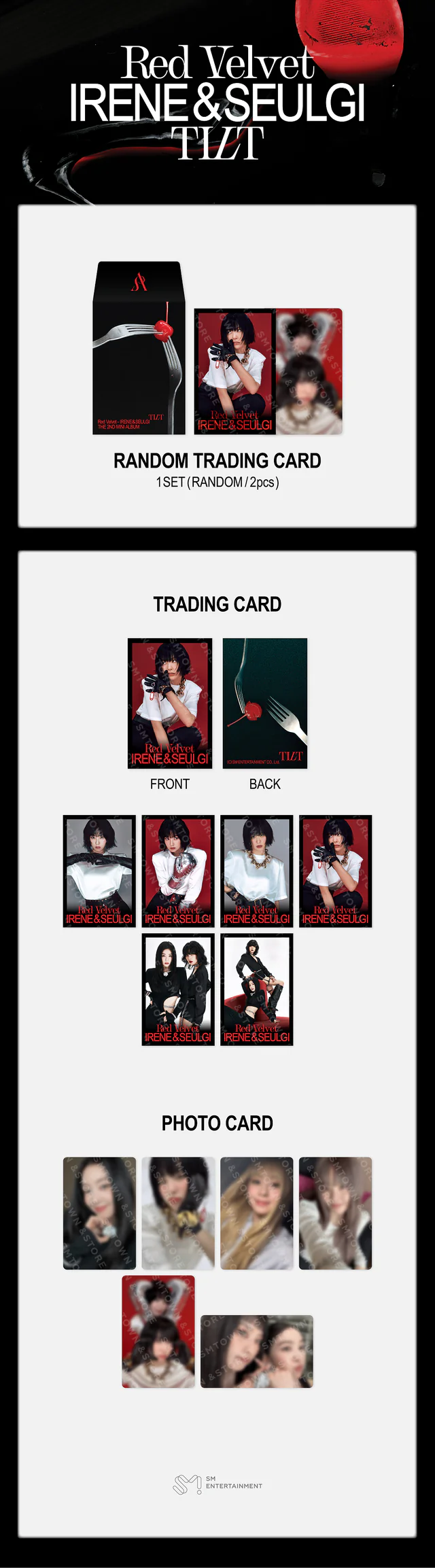 *PRE-ORDER* IRENE & SEULGI - [TILT] Official MD Random Trading Card