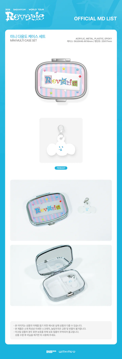 *PRE-ORDER* EXO BAEKHYUN -  [REVERIE] 2025 World Tour Mini Multi Case Set