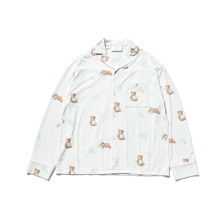 *PRE-ORDER* BTS JIN - GELATO PIQUE MEETS JIN BEAR PATTERN SHIRT