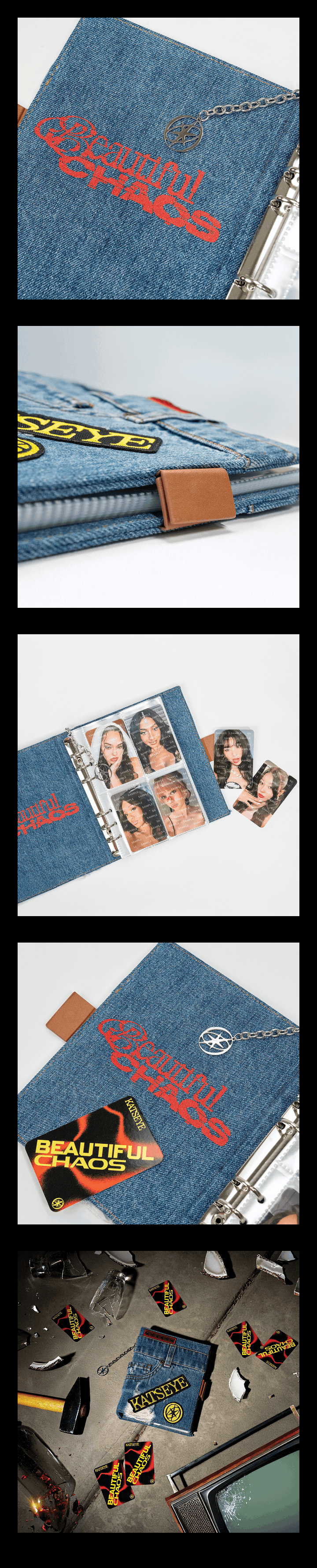 KATSEYE - Denim Photocard Binder