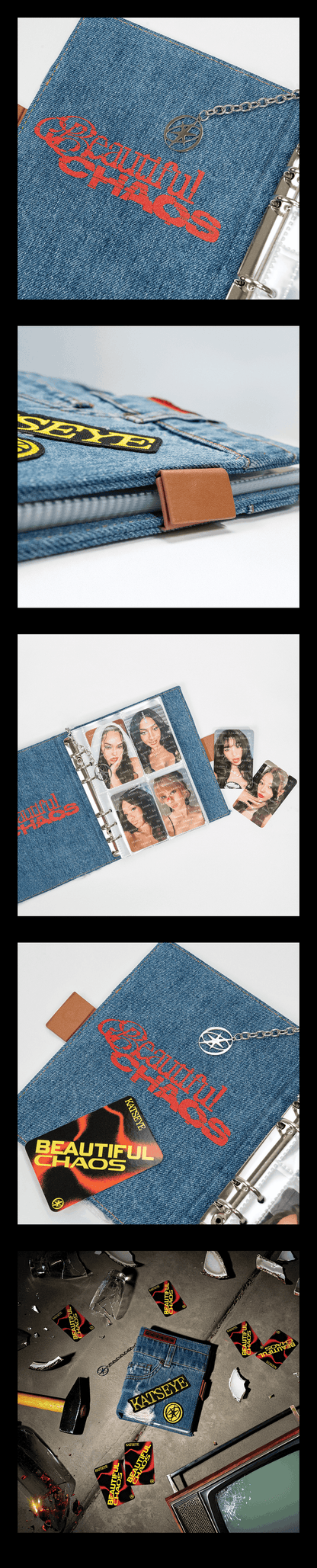 KATSEYE - Denim Photocard Binder