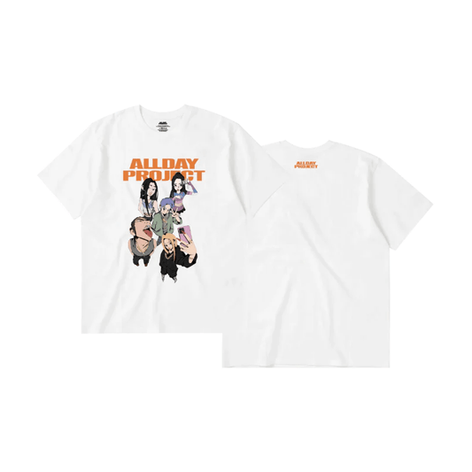 *PRE-ORDER* ALLDAY PROJECT - [FAMOUS] Color Cartoon T-Shirt
