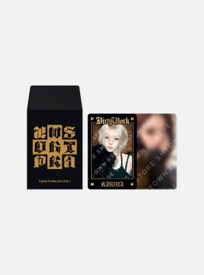 *PRE-ORDER* AESPA - [DIRTY WORK MD] Trading Card Set B
