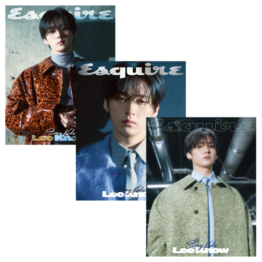 *PRE-ORDER* ESQUIRE KOREA AUGUST 2025 ISSUE (Cover: STRAY KIDS LEE KNOW)
