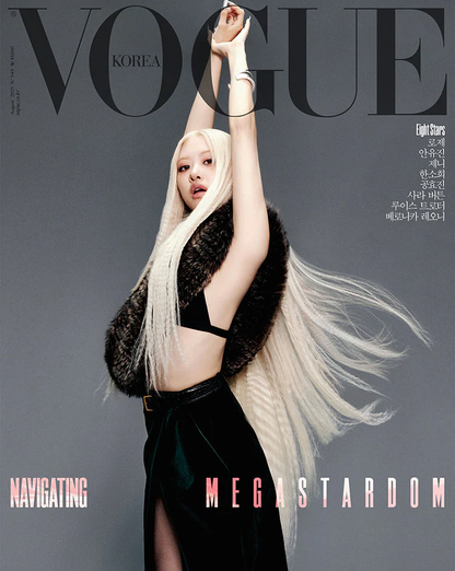 *PRE-ORDER* VOGUE KOREA AUGUST 2025 ISSUE (Cover: BLACKPINK ROSÉ)