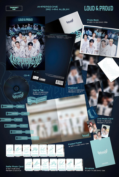 [SIGNED] AMPERS&ONE - LOUD & PROUD (3rd Mini Album) [Photobook Ver.]