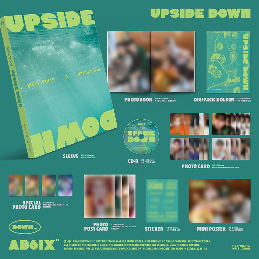 AB6IX - UPSIDE DOWN (10th Mini Album) [Photobook Ver.]
