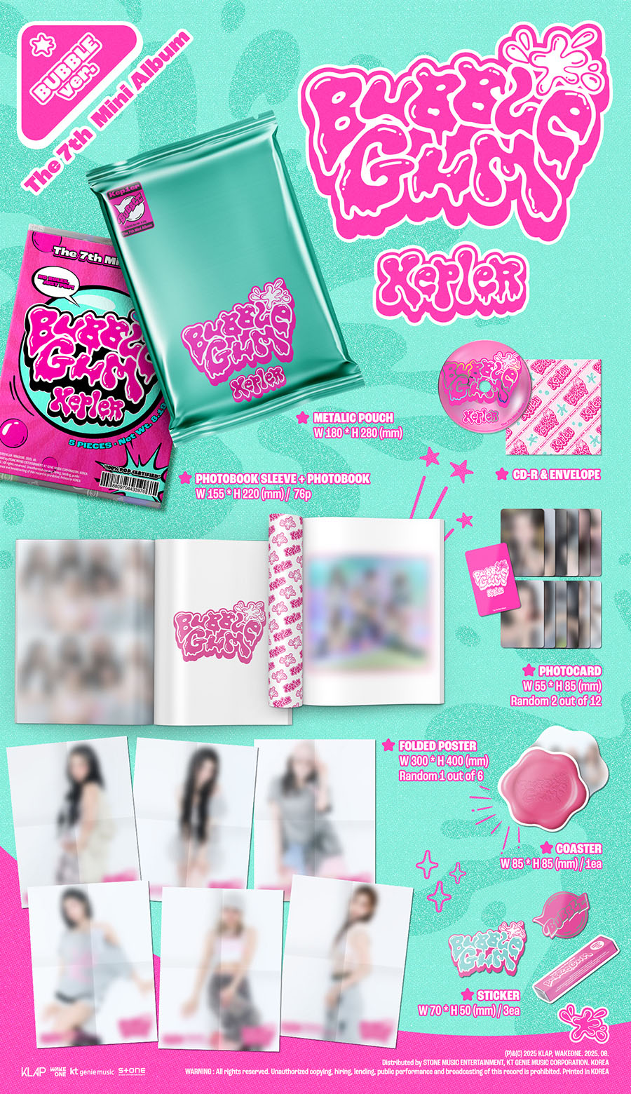 KEP1ER - BUBBLE GUM (7th Mini Album)