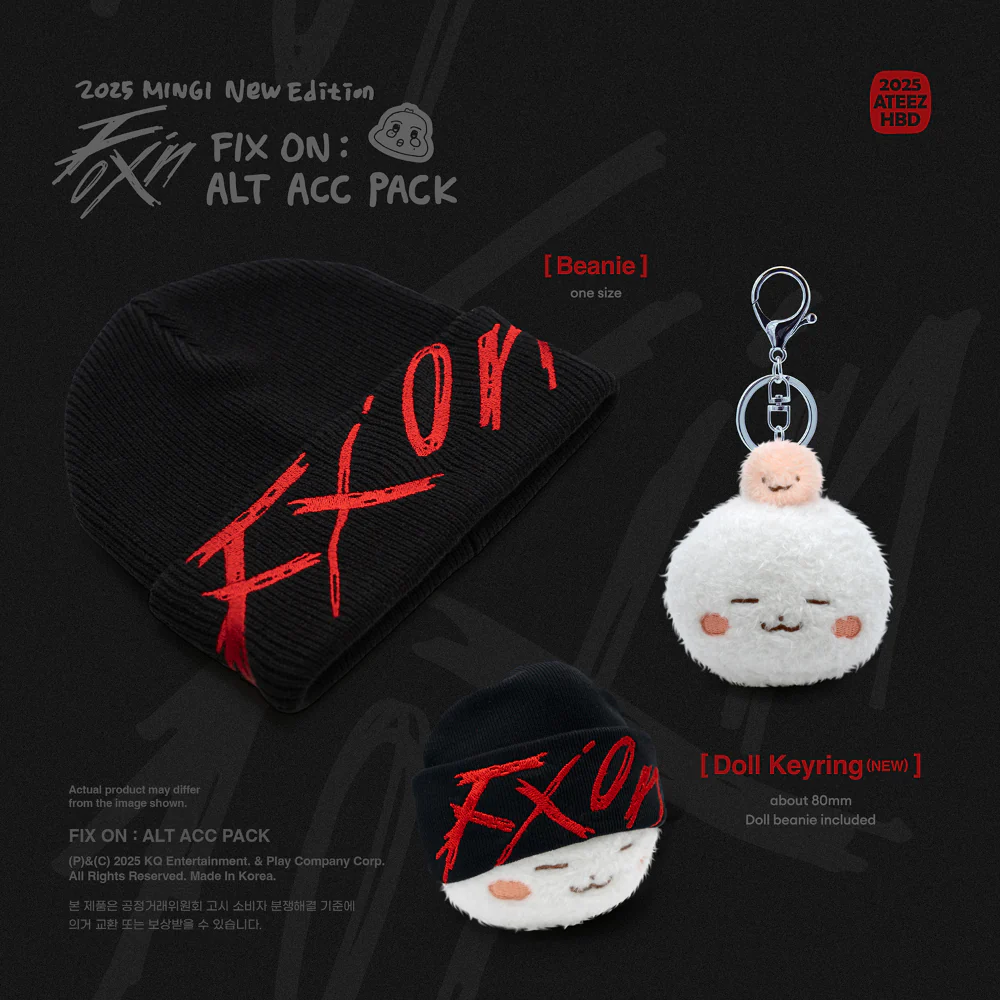 *PRE-ORDER* ATEEZ - Mingi 2025 HBD New Edition Fix On : Alt Acc Pack
