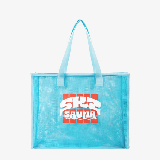 *PRE-ORDER* STRAY KIDS - SKZ SAUNA 2025 Pop-Up Clear Mesh Tote Bag