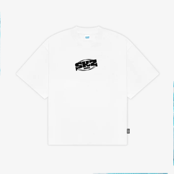 *PRE-ORDER* STRAY KIDS - SKZ SAUNA 2025 Pop-Up Oversized White T-Shirt